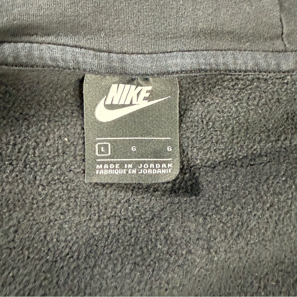Nike Hoodie Men's Sz S Black Full Zip Fleece Small Swoosh - Picture 6 of 10